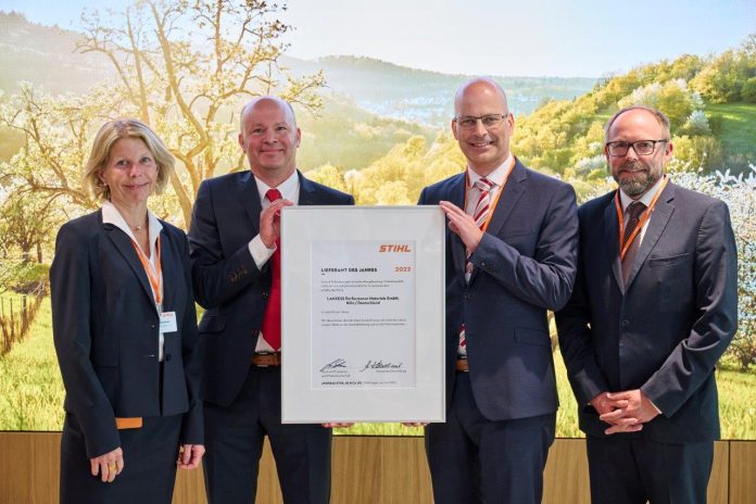 STIHL Honors Envalior as ”Supplier of the Year 2022”